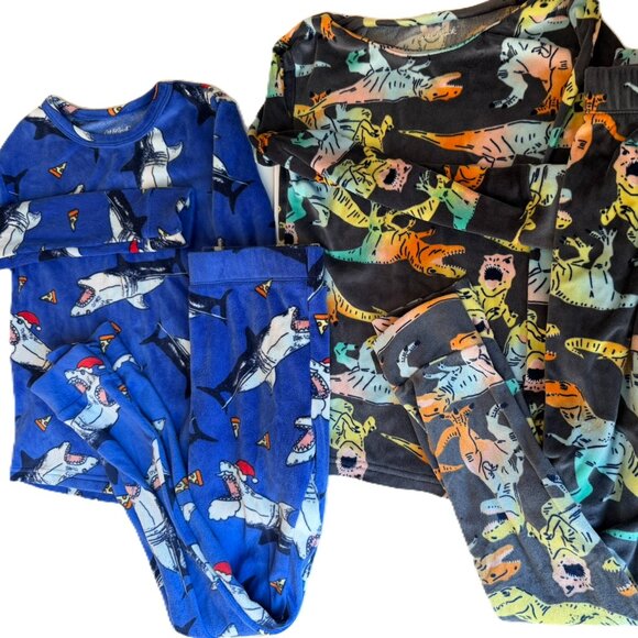 3/$15 Bundle | SUPER SOFT Boy's PJs Matching Set S/2 - Picture 1 of 7